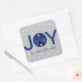 Sticker Carré Joie à la nativité mondiale (Enveloppe)