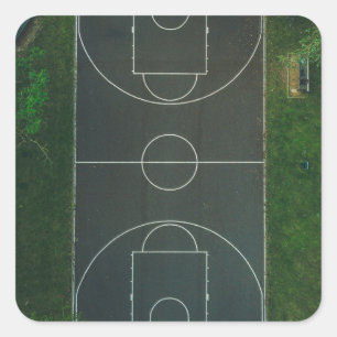 Sticker Carré Joli basket-ball