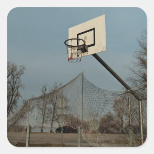 Sticker Carré Joli basket-ball