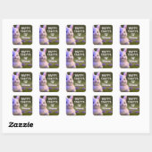 Sticker Carré Joli Bunny (Feuille)