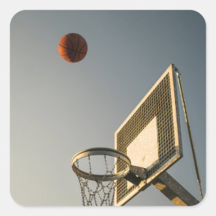 Sticker Carré Joli cadeau de basket-ball