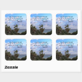 STICKER CARRÉ JOLI JOHN 11:25 PHOTO DESIGN (Feuille)