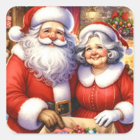 Joli Noël personnalisé, M. et Mme Santa Claus