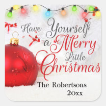 Joli Ornement Joyeux Petit Noël Personnalisé