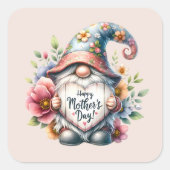 Sticker Carré Jolie fête des Mères (Devant)