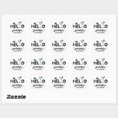 Sticker Carré Jolie plage d'été (Feuille)