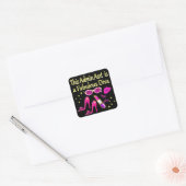 STICKER CARRÉ JOLIE ROSE ADMIN ASST DIVA DESIGN (Enveloppe)