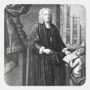 Sticker Carré Jonathan Swift, gravé par Andrew Miller, 1743