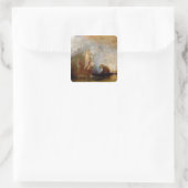 Sticker Carré Joseph Mallord William Turner | Ulysse Deriding P (Sac)