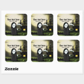 Sticker Carré Jote fête d'Halloween Devil Skeleton (Feuille)