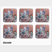 Sticker Carré Jouer 2010 (Feuille)