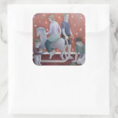 Sticker Carré Jouer 2010 (Sac)