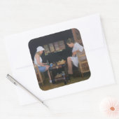 Sticker Carré Jouer aux échecs à Goldeneye (Enveloppe)