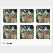 Sticker Carré Jour de l'Indépendance de l'Extérieur (Feuille)