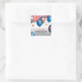 Sticker Carré Jour des anciens combattants (Sac)