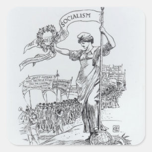 Sticker Carré Jour du mai 1907