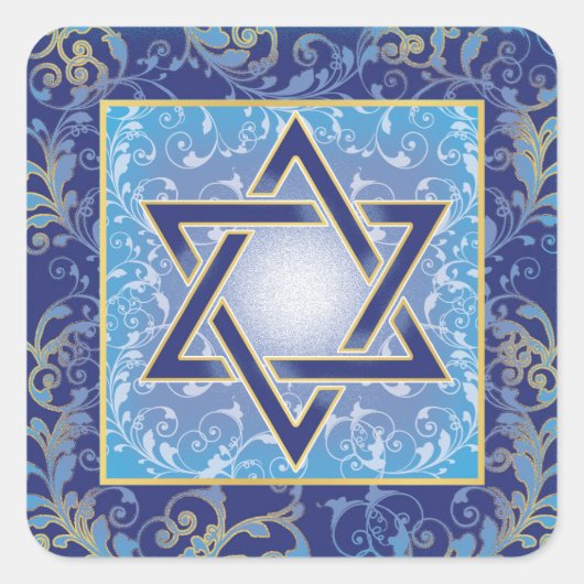 Sticker Carré Jour juif (Devant)