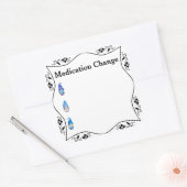 Sticker Carré Journal de santé des changements de médicaments (Enveloppe)