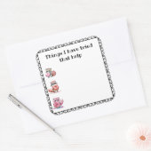 Sticker Carré Journal de santé 'Thèmes qui aident' (Enveloppe)