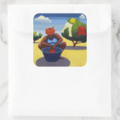 Sticker Carré Journée du séchage 2007 (Sac)