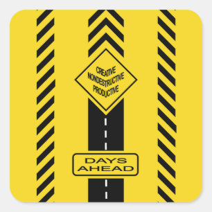 Sticker Carré Jours à venir