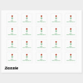 STICKER CARRÉ JOYE SASKATCHEWAN (Feuille)