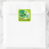 Sticker Carré Joyeuse Saint-Patricks Day ! (Sac)
