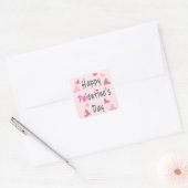 Sticker Carré Joyeuse Saint-Valentin Saint-Valentin (Enveloppe)