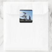 Sticker Carré Joyeuse soirée solstice (Sac)