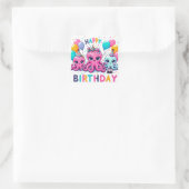 Sticker Carré Joyeux anniversaire (Sac)