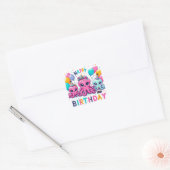 Sticker Carré Joyeux anniversaire (Enveloppe)