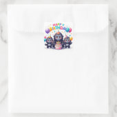 Sticker Carré Joyeux anniversaire (Sac)