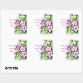 Sticker Carré Joyeux anniversaire (Feuille)