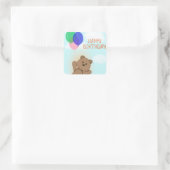 Sticker Carré Joyeux anniversaire (Sac)