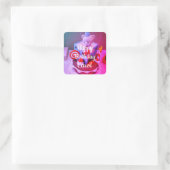 Sticker Carré Joyeux Anniversaire Carol (Sac)