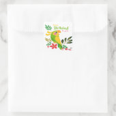 Sticker Carré Joyeux anniversaire pour vous (Sac)