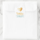 Sticker Carré Joyeux ballon d'anniversaire (Sac)