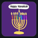 Sticker Carré Joyeux Channukah Menora / Chanukia<br><div class="desc">hanuka, hannuka, hannukah, hanukah, hannukkah, hanoukka, chanuka, channuka, channukah, chanukah, channukah, channukah, chanukkah chanukkia, chanukkia, hanukkia, menora, mennora, fêtes, juifs, judaïsme, heureux hanoukka, face, ", chandelabra, happy, channukah, hannuka, hanoukka, hanuka, chanuka, chanukkah, chanukah, channuka, "happy channukah", sameach, chag sameach, menora, menorah, hanukia, chanukia, juifs, judaïsme, judaïques, bougies, bougie, lumière, dreidle...</div>