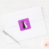 Sticker Carré Joyeux couple (Enveloppe)