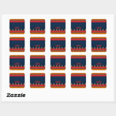 Sticker Carré Joyeux Diwali   (Feuille)