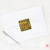 Sticker Carré Joyeux Halloween ! (Enveloppe)