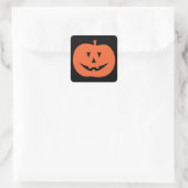 Sticker Carré Joyeux Halloween | Cute Jack-o'-lantern (Sac)