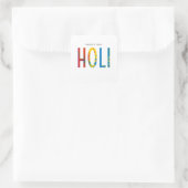 Sticker Carré Joyeux Holi (Sac)