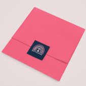 Sticker Carré Joyeux Jour de Pâques Rainbow Design lapin mignon