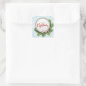 Sticker Carré Joyeux Noël (Sac)