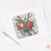 Sticker Carré Joyeux Noël ! (Enveloppe)