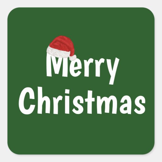 Sticker Carré Joyeux Noël (Devant)