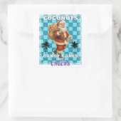 Sticker Carré Joyeux Noël (Sac)