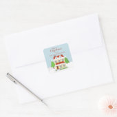 Sticker Carré Joyeux Noël (Enveloppe)