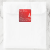 Sticker Carré Joyeux Noël (Sac)